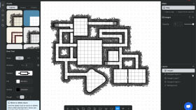 Dungeon Scrawl Layered Map by Cthonic Studios